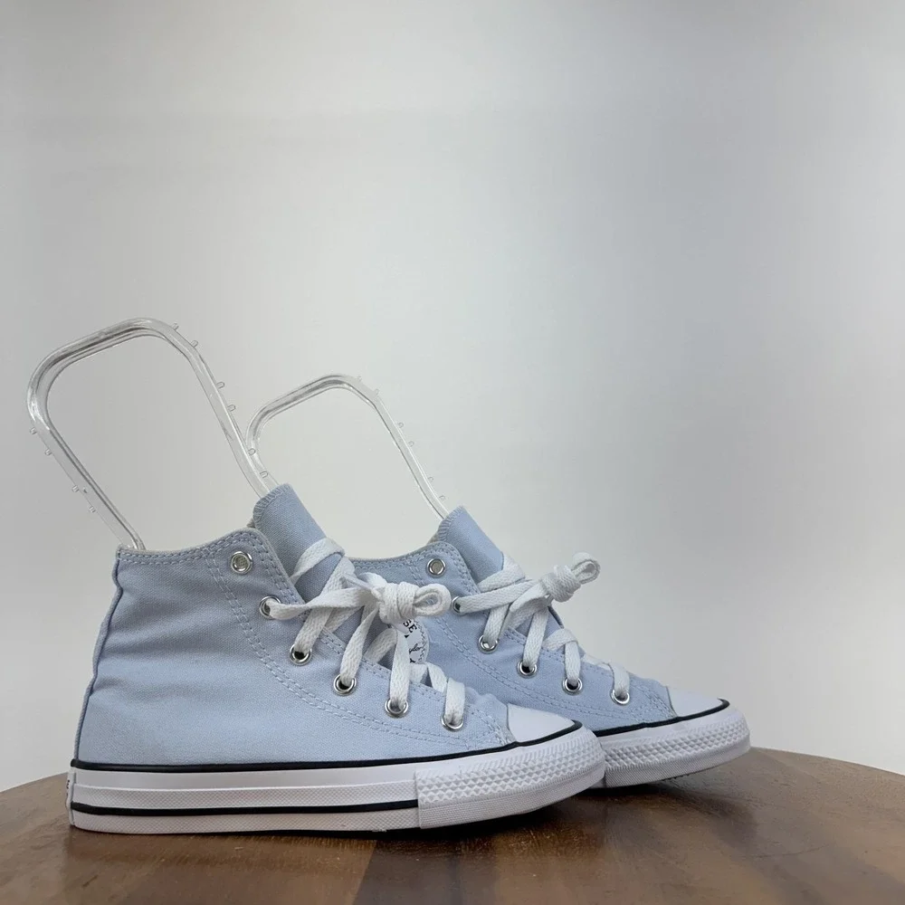 New Little Kids Converse Chuck Taylor All Star Hi Blue Supermoon Sneakers Sz 13